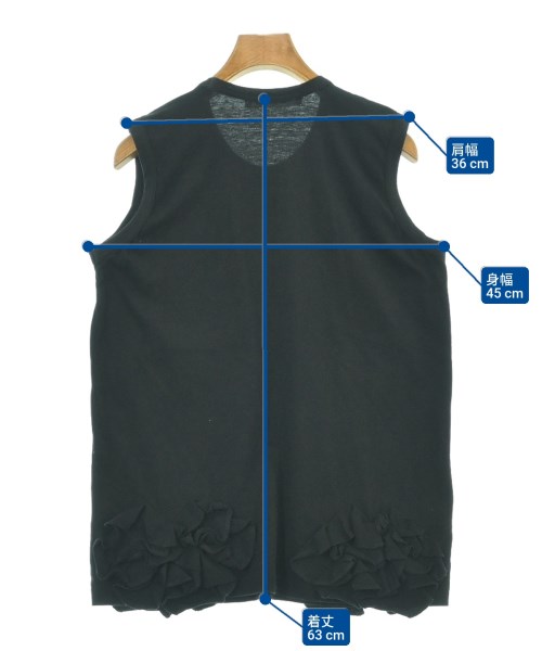 COMME des GARCONS COMME des GARCONS（コムデギャルソンコムデギャルソン）タンクトップ 黒 サイズ:-(M位) レディース/2200623749029