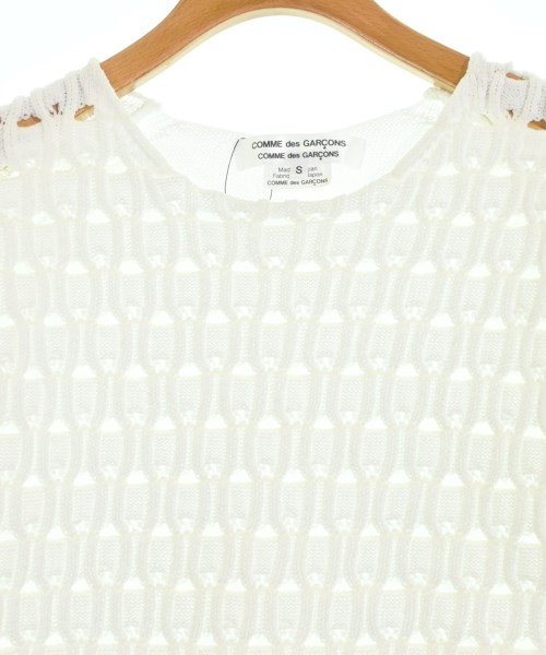 COMME des GARCONS COMME des GARCONS（コムデギャルソンコムデギャルソン）ニット・セーター 白 サイズ:S レディース/2200620783422