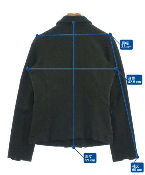 COMME des GARCONS COMME des GARCONS（コムデギャルソンコムデギャルソン）ジャケット 黒 サイズ:S レディース/2200623986011