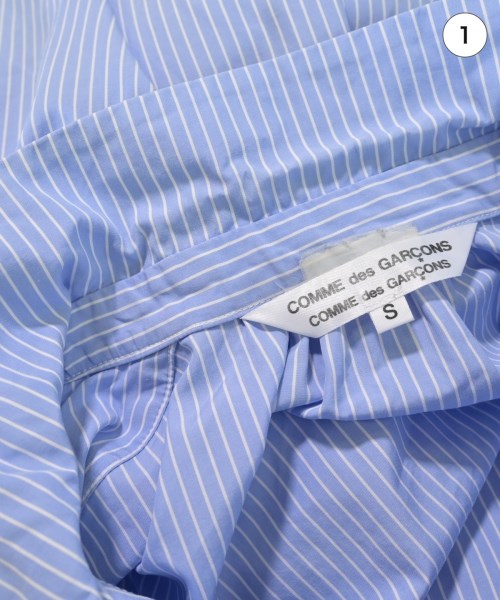 COMME des GARCONS COMME des GARCONS（コムデギャルソンコムデギャルソン）ブラウス 青 サイズ:S レディース/2200623986066