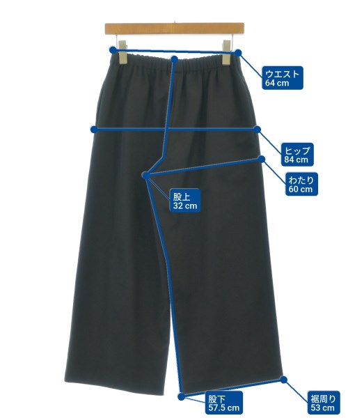 COMME des GARCONS COMME des GARCONS（コムデギャルソンコムデギャルソン）クロップドパンツ 黒 サイズ:S レディース/2200624123026