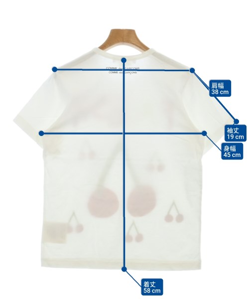 COMME des GARCONS COMME des GARCONS（コムデギャルソンコムデギャルソン）Tシャツ・カットソー 白 サイズ:M レディース/2200627085055