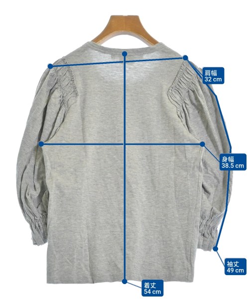 COMME des GARCONS COMME des GARCONS（コムデギャルソンコムデギャルソン）Tシャツ・カットソー グレー サイズ:S レディース/2200627107153