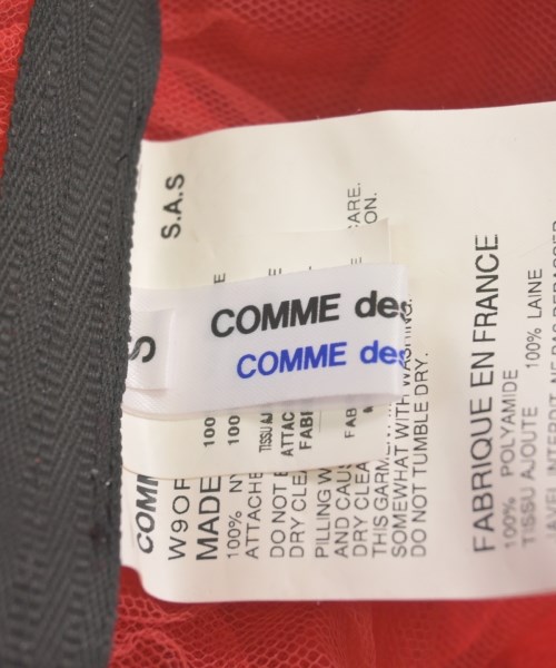 COMME des GARCONS COMME des GARCONS（コムデギャルソンコムデギャルソン）ワンピース 赤 サイズ:S レディース/2200627973109