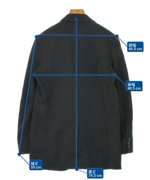 COMME des GARCONS COMME des GARCONS（コムデギャルソンコムデギャルソン）テーラードジャケット 黒 サイズ:S レディース/2200616910085