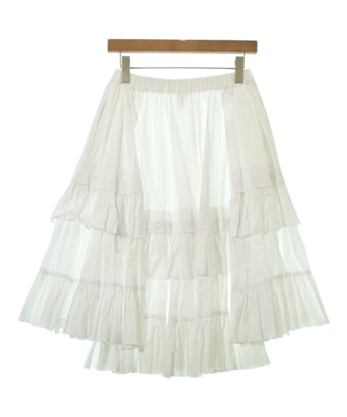 COMME des GARCONS COMME des GARCONS（コムデギャルソンコムデギャルソン）ロング・マキシ丈スカート 白 サイズ:XS レディース/2200628811042