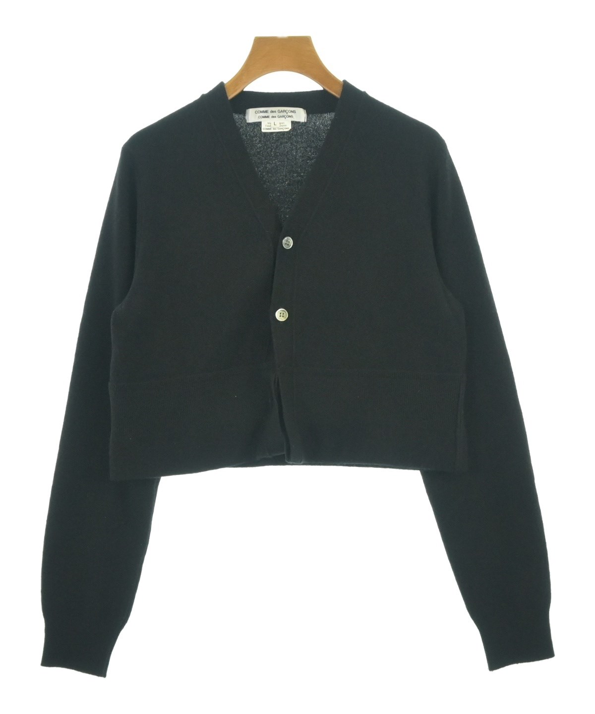 コムデギャルソン　レディース　黒カーディガン COMME des GARCONS COMME des GARCONS（コムデギャルソン