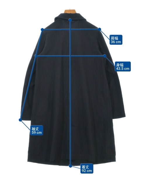 COMME des GARCONS COMME des GARCONS（コムデギャルソンコムデギャルソン）ステンカラーコート 紺 サイズ:XS レディース/2200630379028
