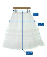 COMME des GARCONS COMME des GARCONS（コムデギャルソンコムデギャルソン）ロング・マキシ丈スカート 白 サイズ:S レディース/2200631318101