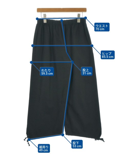 COMME des GARCONS COMME des GARCONS（コムデギャルソンコムデギャルソン）クロップドパンツ 黒 サイズ:S レディース/2200620859035