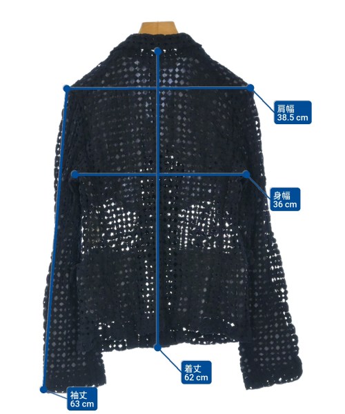 COMME des GARCONS COMME des GARCONS（コムデギャルソンコムデギャルソン）カジュアルジャケット 紺 サイズ:L レディース/2200632121038