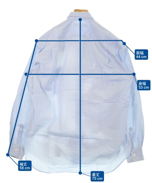 COMME des GARCONS SHIRT（コムデギャルソンシャツ）カジュアルシャツ 青 サイズ:S メンズ/2200632413096