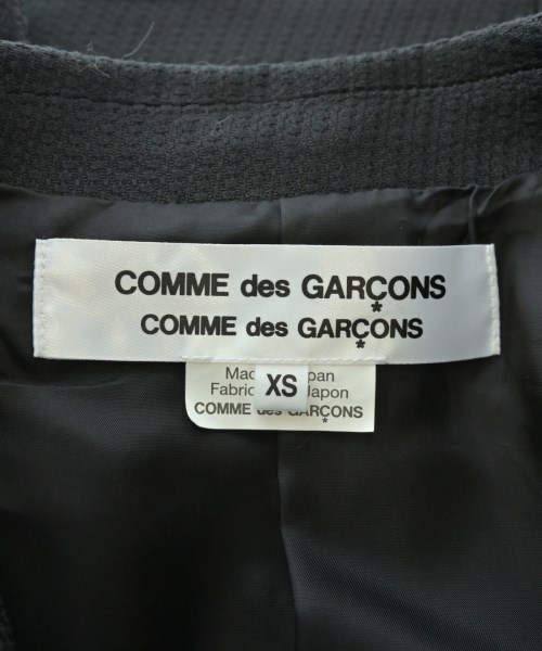 COMME des GARCONS COMME des GARCONS（コムデギャルソンコムデギャルソン）カジュアルジャケット 黒 サイズ:XS レディース/2200632716050