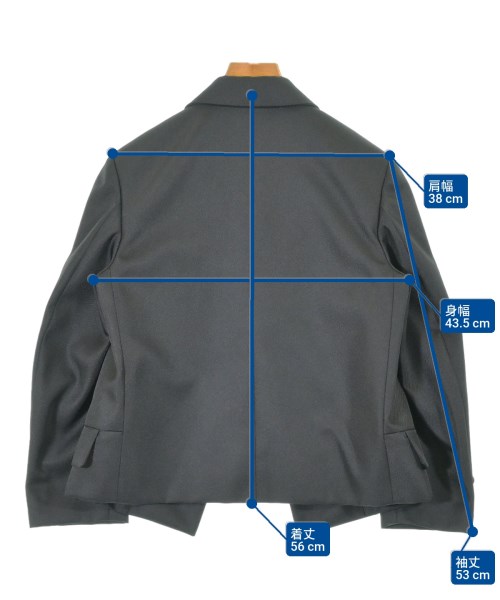 COMME des GARCONS COMME des GARCONS（コムデギャルソンコムデギャルソン）カジュアルジャケット 黒 サイズ:XS レディース/2200632716098