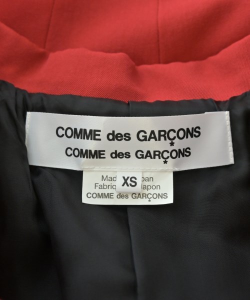 COMME des GARCONS COMME des GARCONS（コムデギャルソンコムデギャルソン）カジュアルジャケット 赤 サイズ:XS レディース/2200632716111