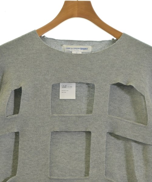 COMME des GARCONS SHIRT（コムデギャルソンシャツ）ニット・セーター グレー サイズ:L メンズ/2200610607110