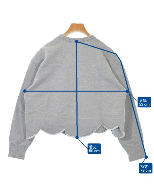 COMME des GARCONS COMME des GARCONS（コムデギャルソンコムデギャルソン）スウェット グレー サイズ:XS レディース/2200602152116