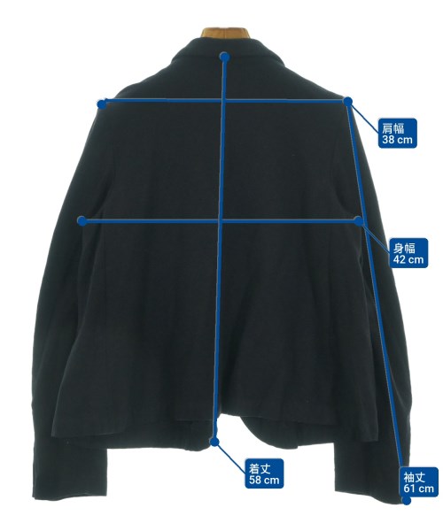 COMME des GARCONS COMME des GARCONS（コムデギャルソンコムデギャルソン）カジュアルジャケット 紺 サイズ:S レディース/2200610208010