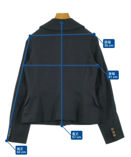 COMME des GARCONS COMME des GARCONS（コムデギャルソンコムデギャルソン）カジュアルジャケット 紺 サイズ:-(L位) レディース/2200611581013