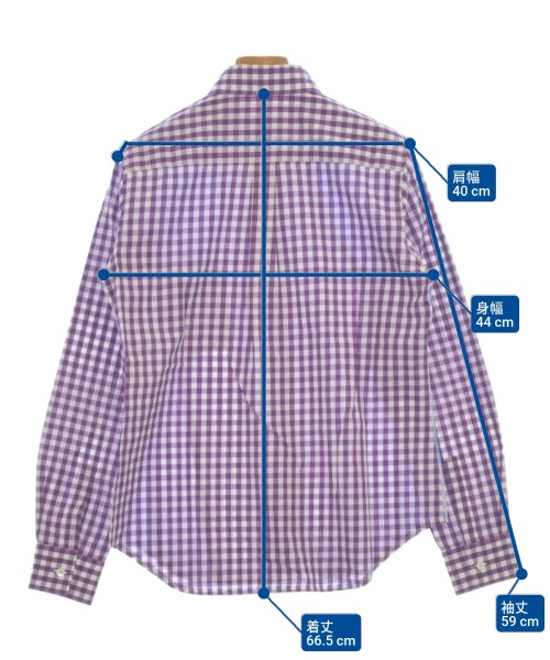 COMME des GARCONS COMME des GARCONS（コムデギャルソンコムデギャルソン）カジュアルシャツ 紫 サイズ:XS レディース/2200612214033