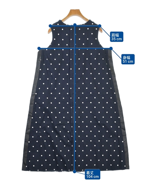 COMME des GARCONS COMME des GARCONS（コムデギャルソンコムデギャルソン）ワンピース 紺 サイズ:XS レディース/2200607394061