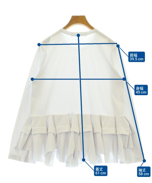 COMME des GARCONS COMME des GARCONS（コムデギャルソンコムデギャルソン）Tシャツ・カットソー 白 サイズ:-(M位) レディース/2200614679069