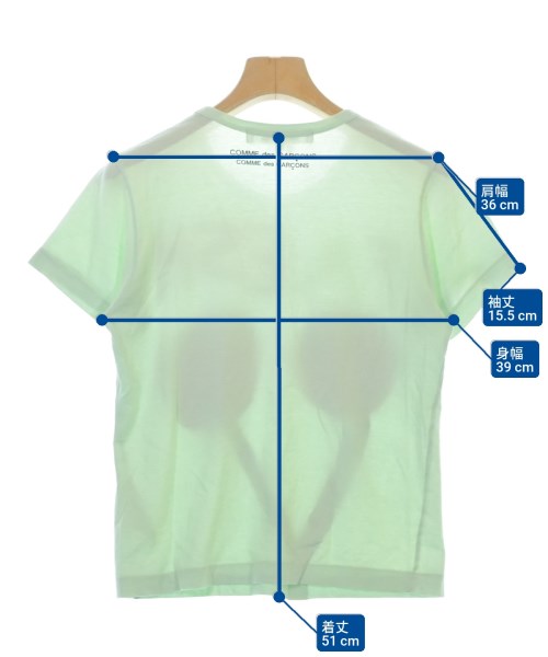 COMME des GARCONS COMME des GARCONS（コムデギャルソンコムデギャルソン）Tシャツ・カットソー 緑 サイズ:SS レディース/2200615445076