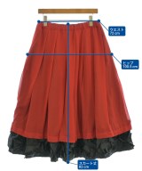 COMME des GARCONS COMME des GARCONS（コムデギャルソンコムデギャルソン）ロング・マキシ丈スカート 赤 サイズ:S レディース/2200613478038