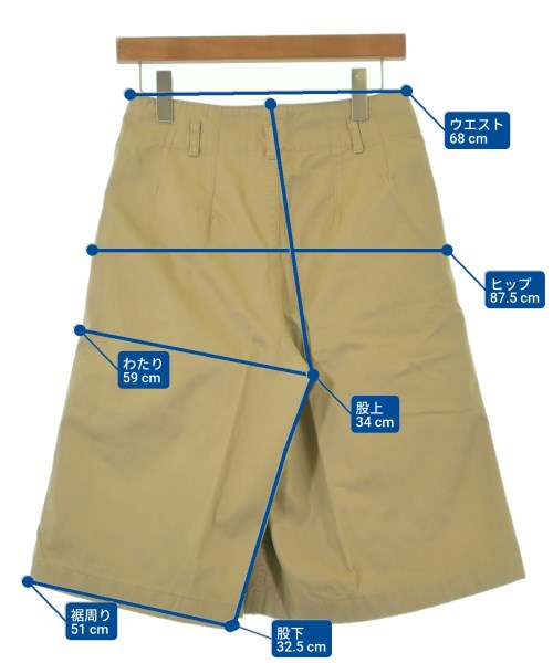 COMME des GARCONS COMME des GARCONS（コムデギャルソンコムデギャルソン）ショートパンツ ベージュ サイズ:XS レディース/2200617334026