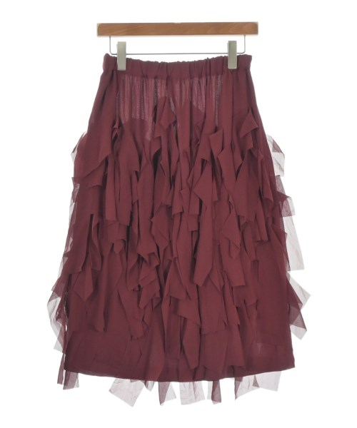 COMME des GARCONS COMME des GARCONS(コムデギャルソンコムデギャルソン)ひざ丈スカート 赤 サイズ:XS/2200620278027