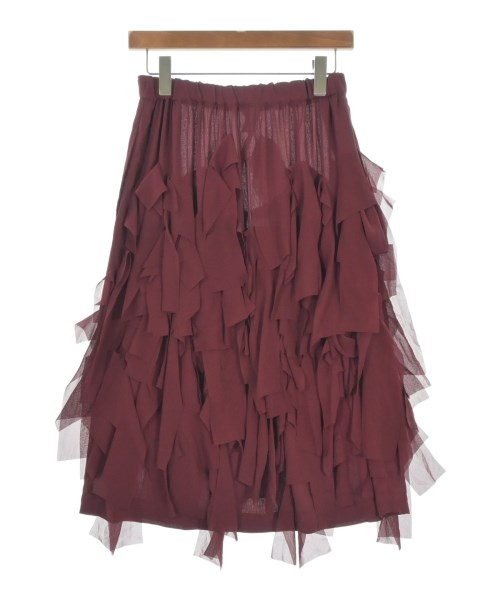 COMME des GARCONS COMME des GARCONS（コムデギャルソンコムデギャルソン）ひざ丈スカート 赤 サイズ:XS レディース/2200620278027