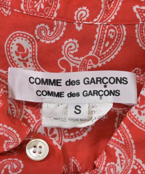 COMME des GARCONS COMME des GARCONS（コムデギャルソンコムデギャルソン）ブラウス 赤 サイズ:S レディース/2200620522083