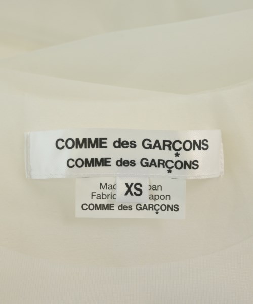 COMME des GARCONS COMME des GARCONS（コムデギャルソンコムデギャルソン）Tシャツ・カットソー 白 サイズ:XS レディース/2200600386025
