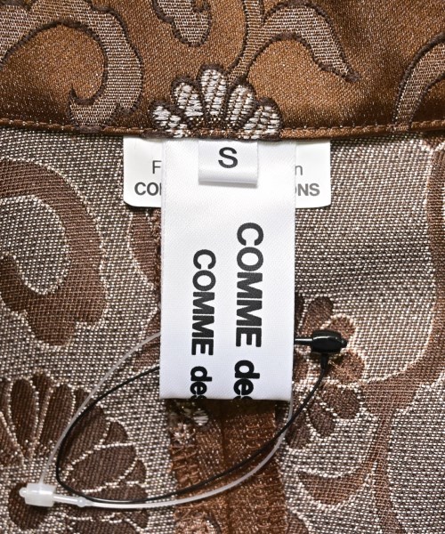 COMME des GARCONS COMME des GARCONS（コムデギャルソンコムデギャルソン）カジュアルジャケット 茶 サイズ:S レディース/2200600970071