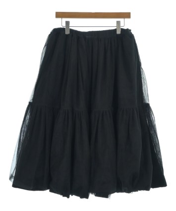 コムデギャルソン　黒 フレアスカート ひざ丈 COMME des GARCONS COMME des GARCONS（コムデギャルソン