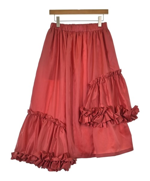 noir kei ninomiya(ノワール　ケイ　ニノミヤ)ロング・マキシ丈スカート 赤 サイズ:S/2200601595136