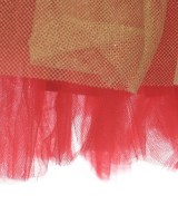 COMME des GARCONS（コムデギャルソン）ひざ丈スカート ゴールド サイズ:S レディース/2200605065086