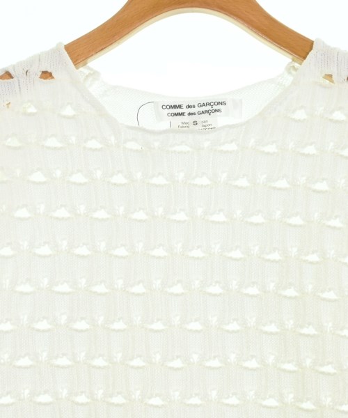 COMME des GARCONS COMME des GARCONS（コムデギャルソンコムデギャルソン）ニット・セーター 白 サイズ:S レディース/2200606532082