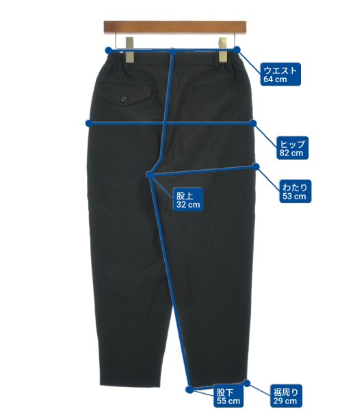 COMME des GARCONS COMME des GARCONS（コムデギャルソンコムデギャルソン）クロップドパンツ 黒 サイズ:XS レディース/2200607761139