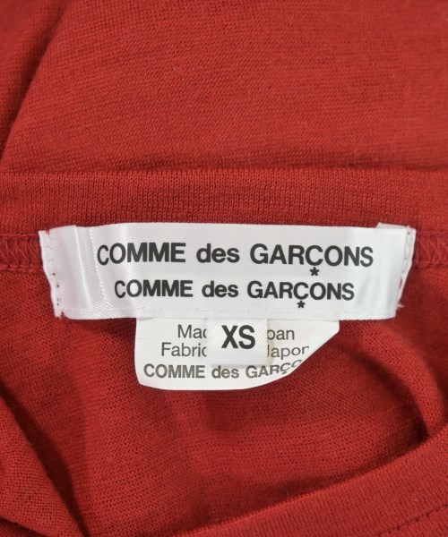 COMME des GARCONS COMME des GARCONS（コムデギャルソンコムデギャルソン）Tシャツ・カットソー 赤 サイズ:XS レディース/2200672518041