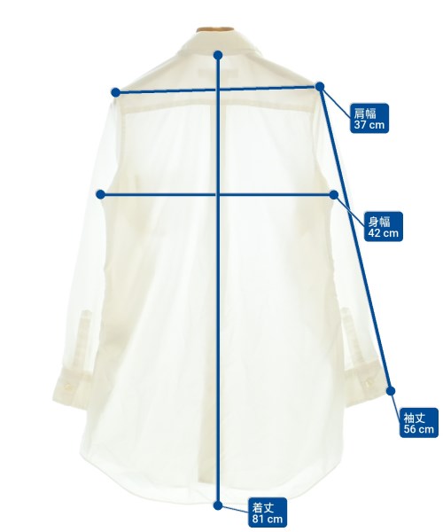 COMME des GARCONS COMME des GARCONS（コムデギャルソンコムデギャルソン）カジュアルシャツ 白 サイズ:XS レディース/2200673026033