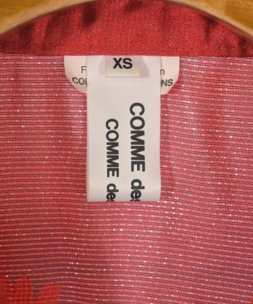 COMME des GARCONS COMME des GARCONS（コムデギャルソンコムデギャルソン）ノーカラージャケット 赤 サイズ:XS レディース/2200666786050