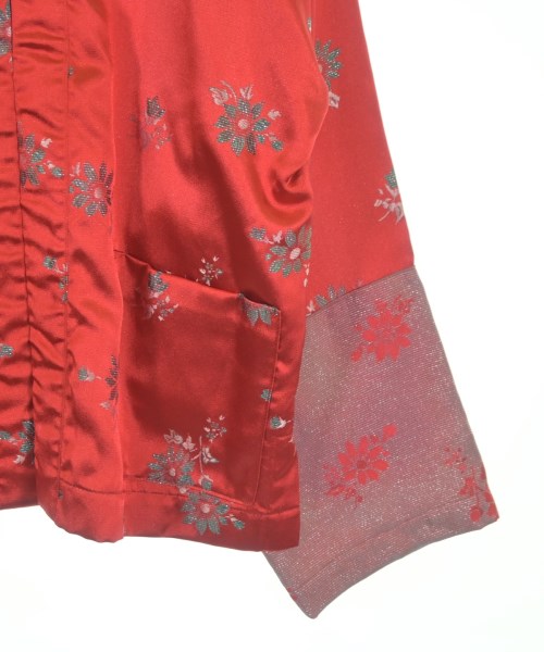 COMME des GARCONS COMME des GARCONS（コムデギャルソンコムデギャルソン）ノーカラージャケット 赤 サイズ:XS レディース/2200666786050