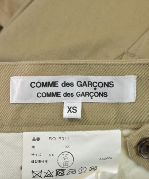 COMME des GARCONS COMME des GARCONS（コムデギャルソンコムデギャルソン）チノパン ベージュ サイズ:XS レディース/2200670286379