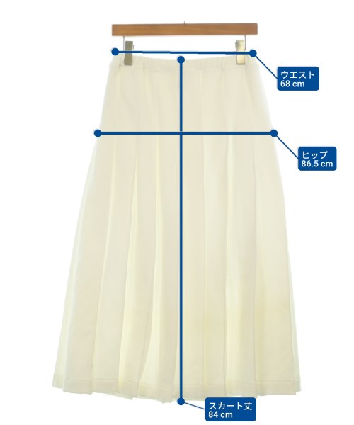 COMME des GARCONS COMME des GARCONS（コムデギャルソンコムデギャルソン）ロング・マキシ丈スカート 白 サイズ:M レディース/2200674154162