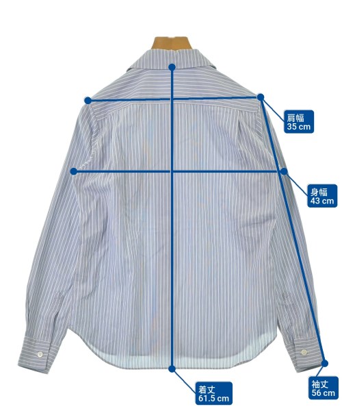COMME des GARCONS COMME des GARCONS（コムデギャルソンコムデギャルソン）カジュアルシャツ 青 サイズ:S レディース/2200674388093