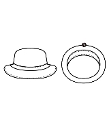 COMME des GARCONS COMME des GARCONS（コムデギャルソンコムデギャルソン）ハット 黒 サイズ:- レディース/2200674446090