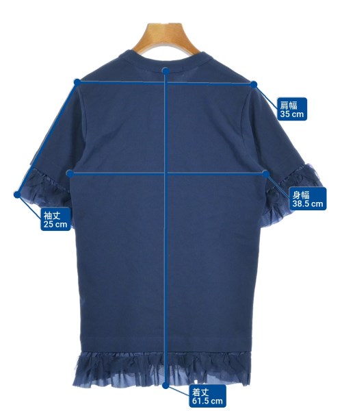 COMME des GARCONS COMME des GARCONS（コムデギャルソンコムデギャルソン）Tシャツ・カットソー 青 サイズ:SS レディース/2200675455053