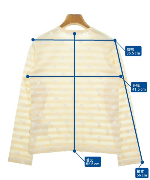 COMME des GARCONS COMME des GARCONS（コムデギャルソンコムデギャルソン）Tシャツ・カットソー ベージュ サイズ:XS レディース/2200675455084