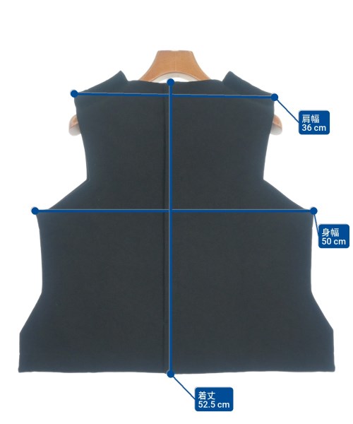 COMME des GARCONS COMME des GARCONS（コムデギャルソンコムデギャルソン）ベスト 黒 サイズ:XS レディース/2200673631046